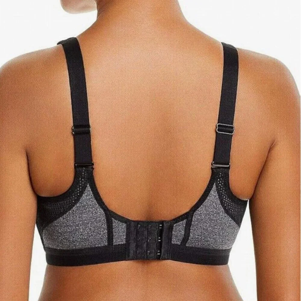 WACOAL Brandi Sport Underwire Bra in Gray Heather Support Athleisure - Size 34D - Picture 2 of 13
